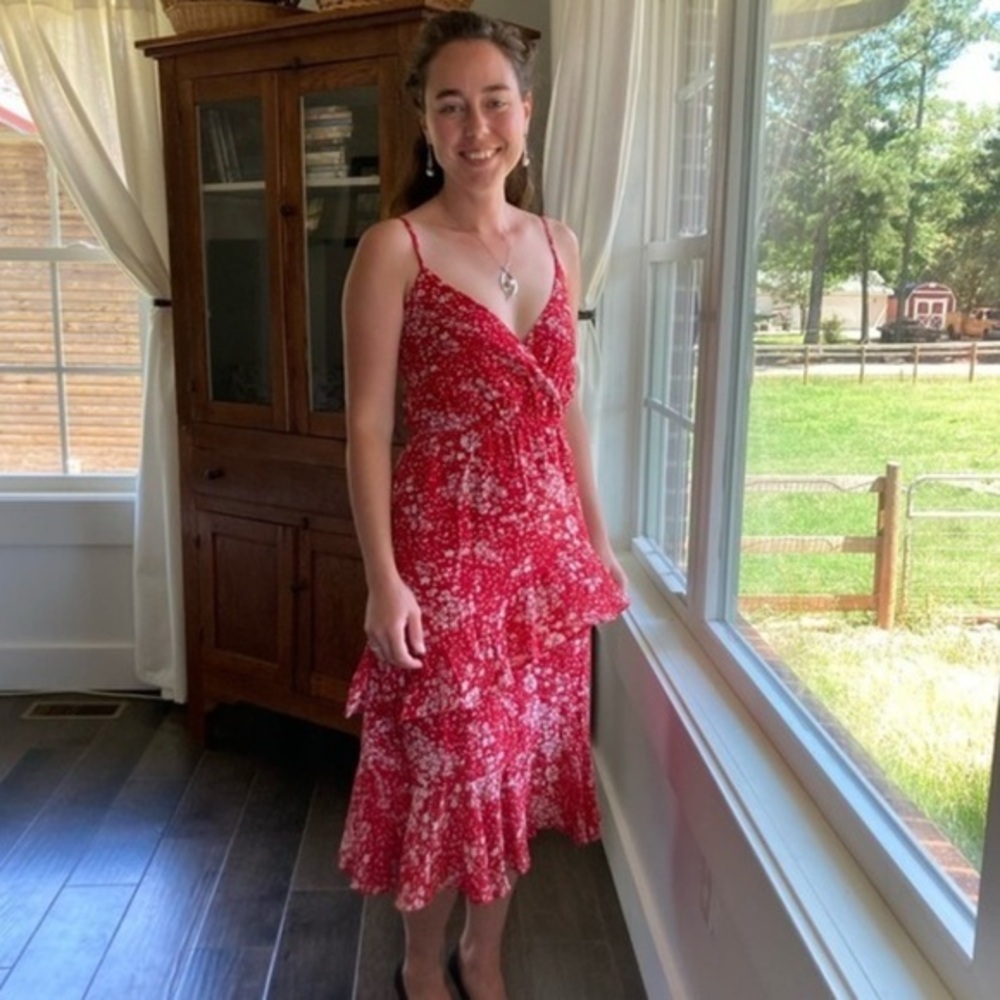 Red Ruffled‎ Summer Dress from Nordstrom’s